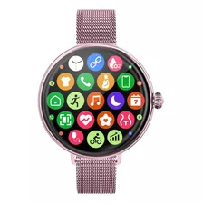 Reloj Inteligente Smartwatch Up9 Rosa Metal