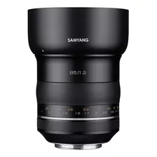 Lente Samyang Syxp85-c Xp 85 Mm F / 1.2 Para Canon Ef