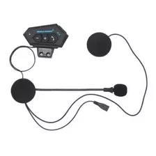 Intercomunicador Auriculares Casco Bluetooth Bt12 Moto Music