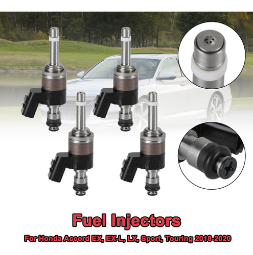 4x Fuel Injector Para Honda Accord 18-20 Cr-v 17-20 1.5l Foto 5