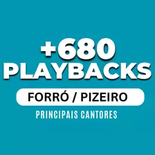 Playbacks Forró / Pizeiro +680 Musicas 