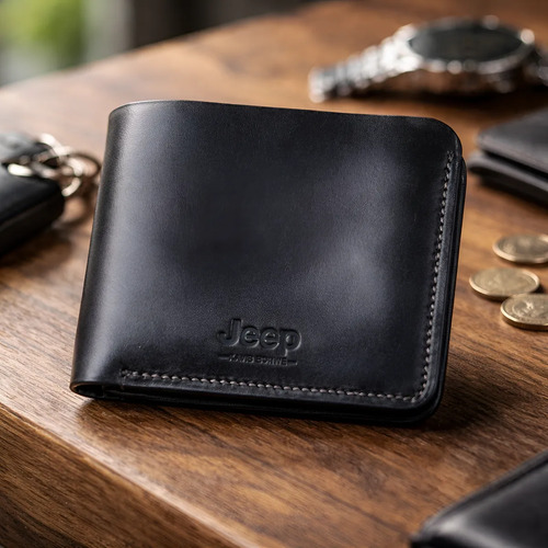 Cartera Hombre Piel Genuina Cartera Antirrobo Rfid/billetera Negro Cuero Genuino Color Sólido