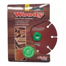 Disco De Corte P/madera Aliafor Woody 4.5 115mm P/amoladora