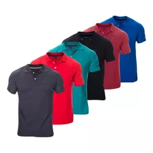 Kit 04 Camisas Camisetas Revenda Gola Polo Masculina Atacado