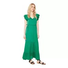 Vestido Anna Largo Verde 