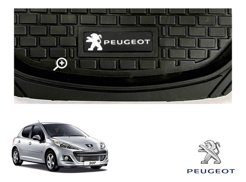 Tapetes 3d Logo Peugeot + Cubre Volante 207 2008 A 2014 Foto 7