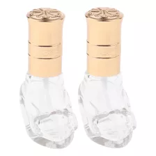 2 Peças 6 Ml Sapatos De Cristal Recarregáveis Perfume