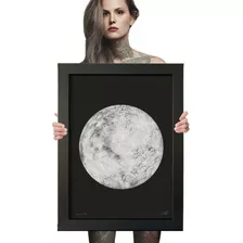 Quadro Decorativo Poste Lua Cheia Classica Nasa Imagens A2