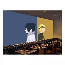 Adesivo De Parede Sala Quarto Anime Naruto Mangá 10m² Nrt13