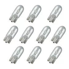 10x Lampada Esmagada Painel Moto 12v 5w Cristal