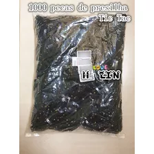 1000 Presilhas Preta Para Cabelo Aplique Tictac Frete Gratis