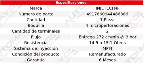 Un Inyector Combustible Injetech Mountaineer 4.0l V6 01-03 Foto 4