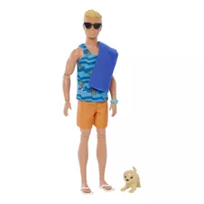 Barbie O Filme Boneco Ken Dia Do Surf - Mattel Hpt49
