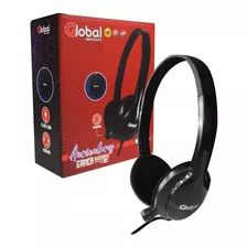 Auriculares Gamer Con Cable Plug Fino Jack Color Negro