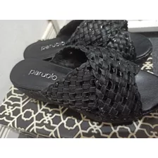 Sandalias Paruollo Con Plataforma Trenzadas