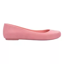 Ballerina Sweet Love Basic Velvet Rosa Flocado Melissa