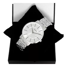 Relógio Orient Masculino Eternal Slim Mbss1261 S1sx Prata