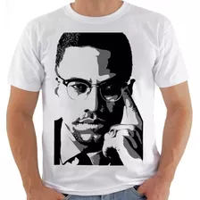Camiseta Camisa Lc 6488 Malcolm X Líder Afro-americano Blusa