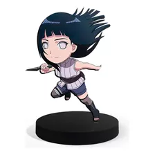 Totem Pequeno Boneco Naruto Hinata 7cm + Base