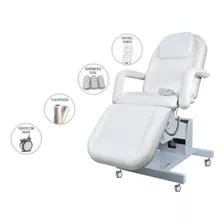 Maca Elétrica Rodizios C Travas Plastificação Pedal Controle Cor Pérola / Base Branco