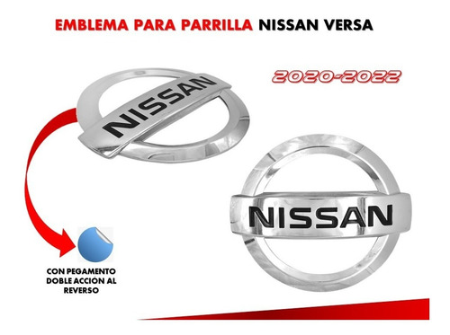 Emblema Para Parrilla Nissan Versa 2020-2022 Foto 2