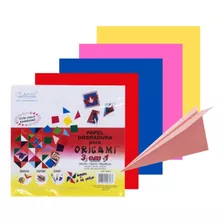 Papel Origami 20x20 Cm Com 120 Folhas Papel Dobradura Tsuru Cor Sortido