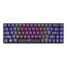 Teclado Mecánico Retroiluminado Noga Ganon 65% Color Del Teclado Negro