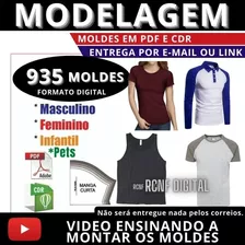 Super Kit Com 935 Moldes De Roupas Em Arquivos Digitais 2022