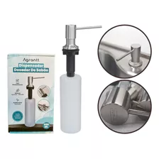 Dosador De Detergente E Sabão Agrantt 500ml Inox Escovado