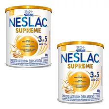 Kit 2 Fórmula Infantil Em Pó Nestlé Neslac Supreme 800g