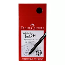 50 Biromes Faber Castell Negras 