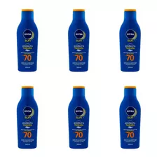 Kit C/06 Nivea Sun Fps70 Protetor Solar 200ml