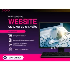 Criação Profissional De Sites Em Wordpress - Inclui Domínio