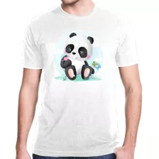 Camiseta Estampa Animais Urso Panda Fofo 86