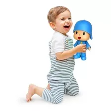 Boneco De Vinil Pocoyo Versão Grande Articulado Cardoso Toys