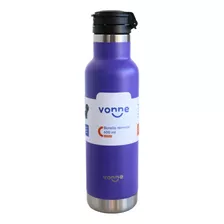 Botella Térmica 600 Ml Acero Inox Agua Cafe Vonne Violeta