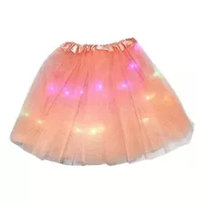 Falda Ballerina Tutu Con Luces Led Para Niña Talla Unica