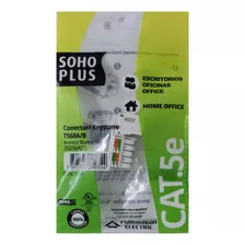 Conector Fêmea Rj45 Keystone Furukawa Sohoplus Cat5e Branco