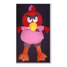 Angry Birds, Red Mochila Peluche, 50x25 Cms. Aprox.