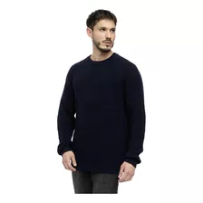 Sweater Knitted Navy Blue Black Bubba