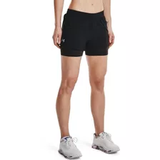 1361582-001 Ua Pantaloneta Mujer Ua Iso-chill Run 2n1 Short