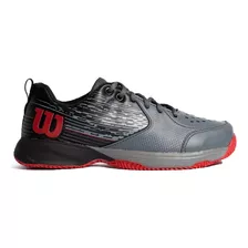 Zapatillas Wilson Tenis Hombre K Tour 2 Clay Gris-negro Ras