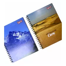 Libretas Espiral 6 Materias 150 Hojas 26 Cm X 20