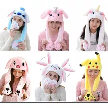 Gorro Peluche Mueve Levanta Las Orejas Varios Modelos 