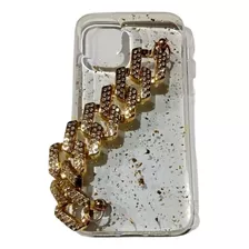 Funda Protector Para iPhone Transparente Correa 