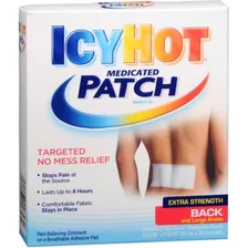 Pack De 6 Icy Hot Parches Medicados Fuerza Extra Grandes