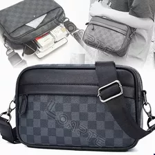 Moda Casual Bandolera Cuero Los Hombres Crossbody Bolso