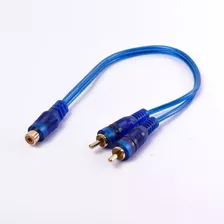 Cable Y Bifurcador 2 Rca Hembra A 1 Rca Macho Ideal Potencia