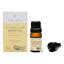 Óleo Essencial Puro E Orgânico Palmarosa 10ml Hérbia