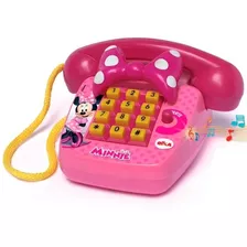 Brinquedo Telefone Infantil Minnie Musical Foninho Elka